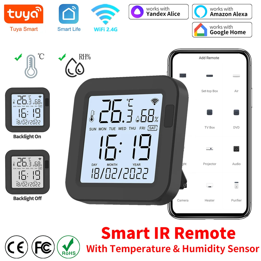 With Temperature Humidity Sensor For Air Conditioner Tv Work