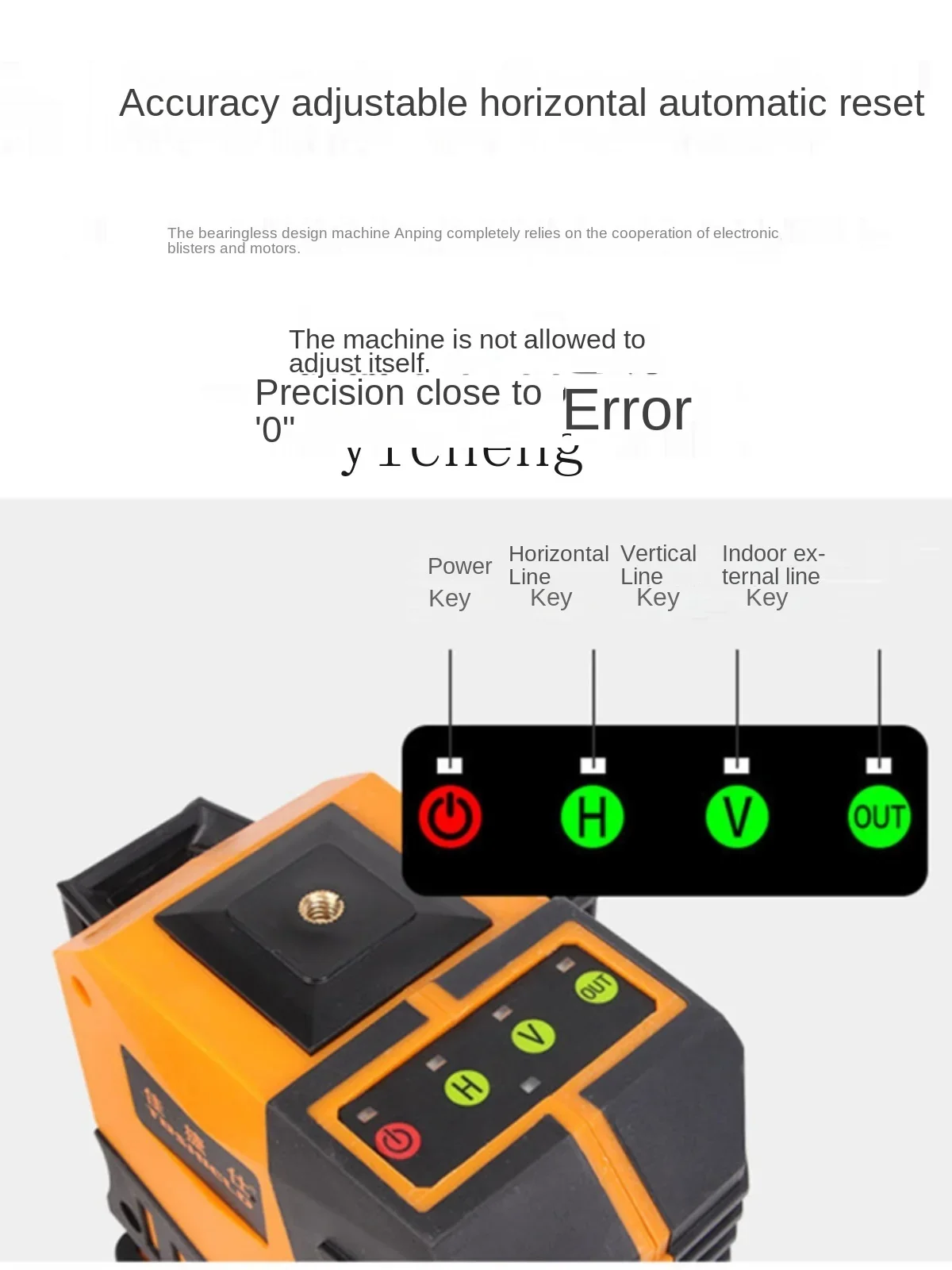 Измеритель уровня ZC прибор для настенного крепления Ультраяркий напольный
