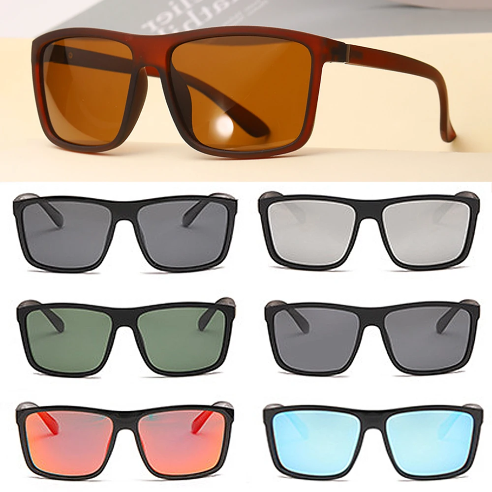 

Polarized Sunglasses Mens New Style Driving Sport Glasses Black Blue Red UV Outdoor Driving Eyewear
