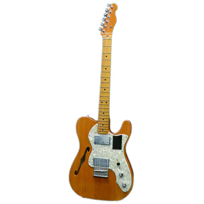 

Vintage II 1972 Tele Thinline Maple Fingerboard Aged N Electric Guitar