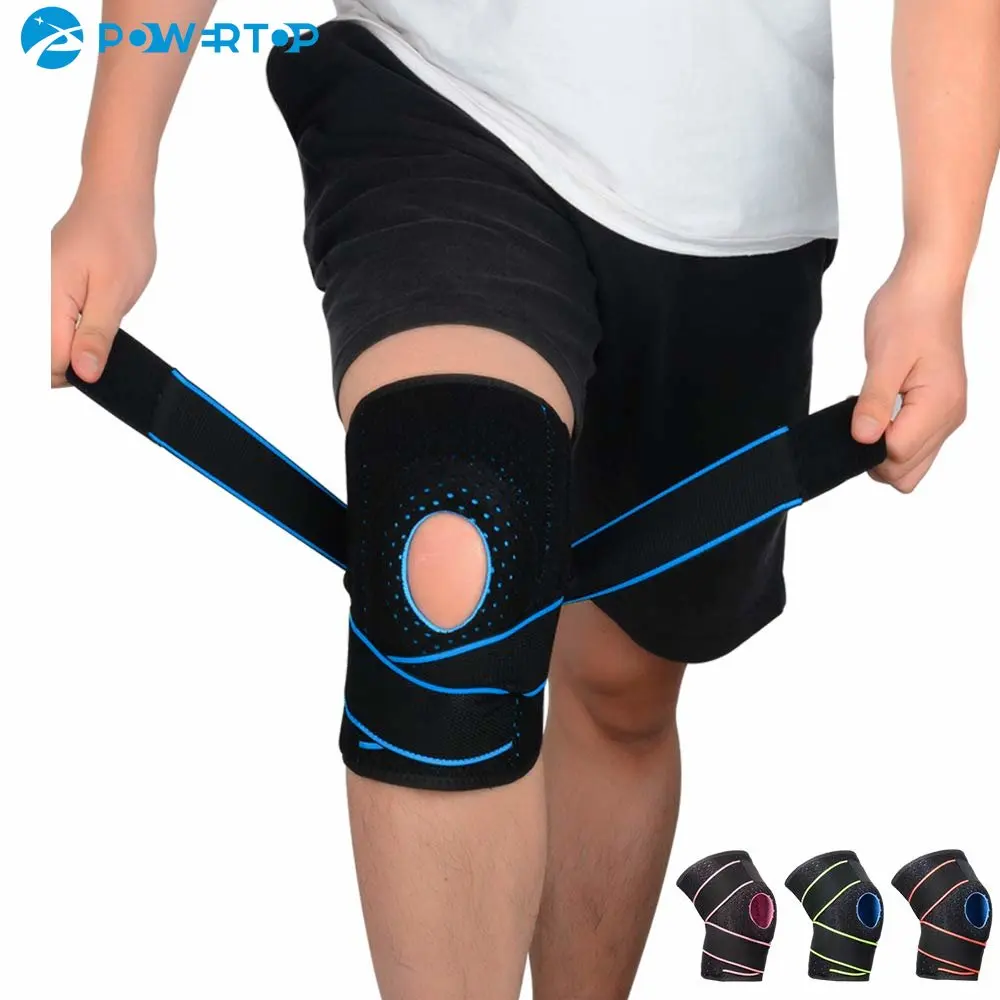 1PCS Meniscus Knee Pads Silica Gel Kneepads Hiking Running Basketball Knee Support Breathable Sports Knee Protector