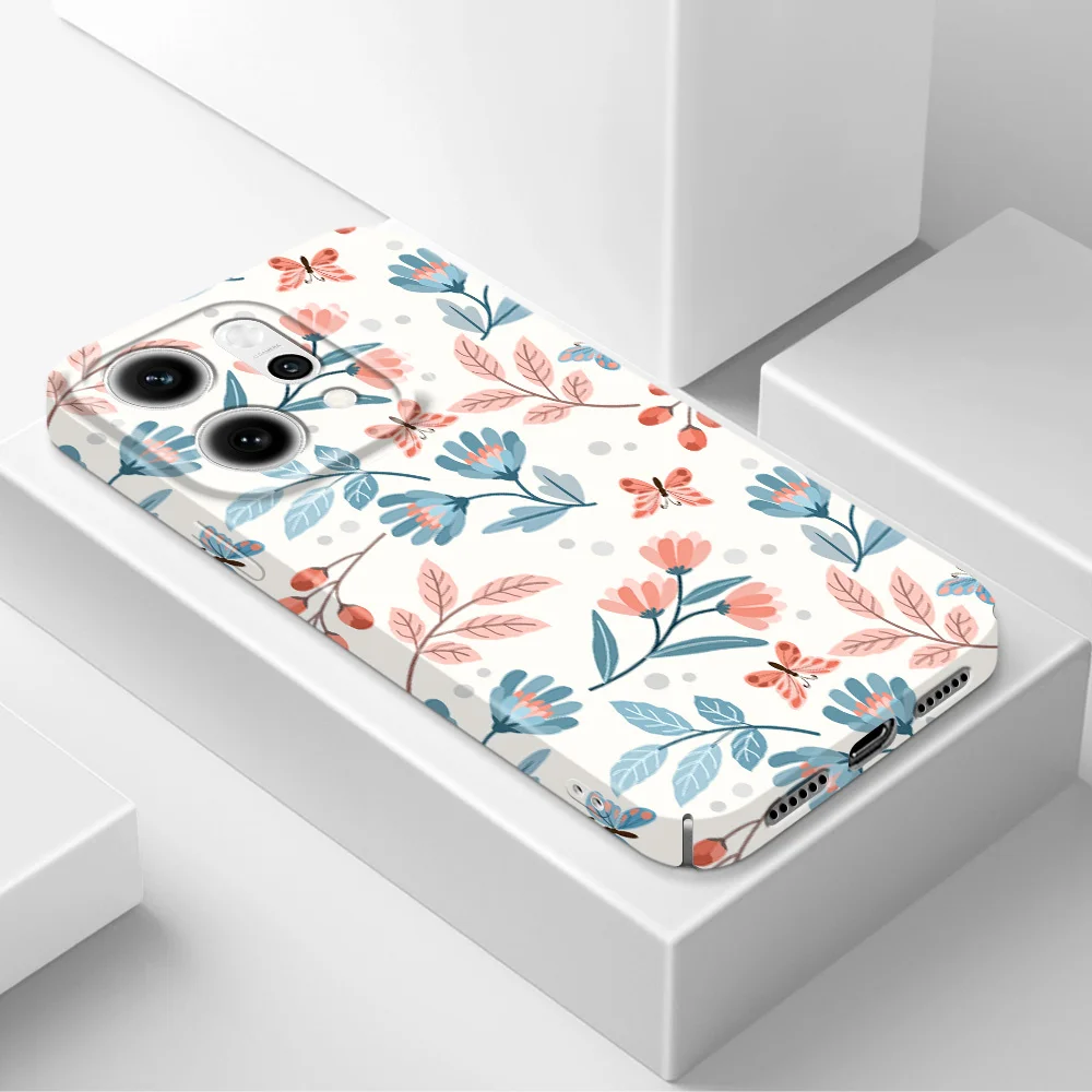 Чехол для телефона с красочными цветами для OPPO Reno 14 14F 13 13F 12 12F 11 11F 10 8 8Z 8T 7 7Z Pro 4G 5G, жесткий чехол-накладка (art.: 3920d8aef3609) - 3920d8aef3609