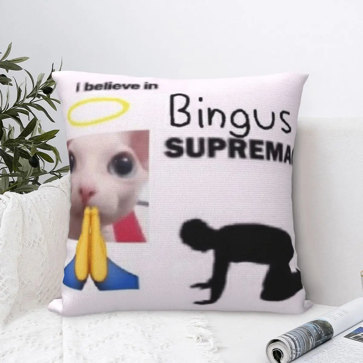 

Bingus Text Hot Selling Bed Pillowcase Travel Bedroom Pillowcase Small Pillowcase