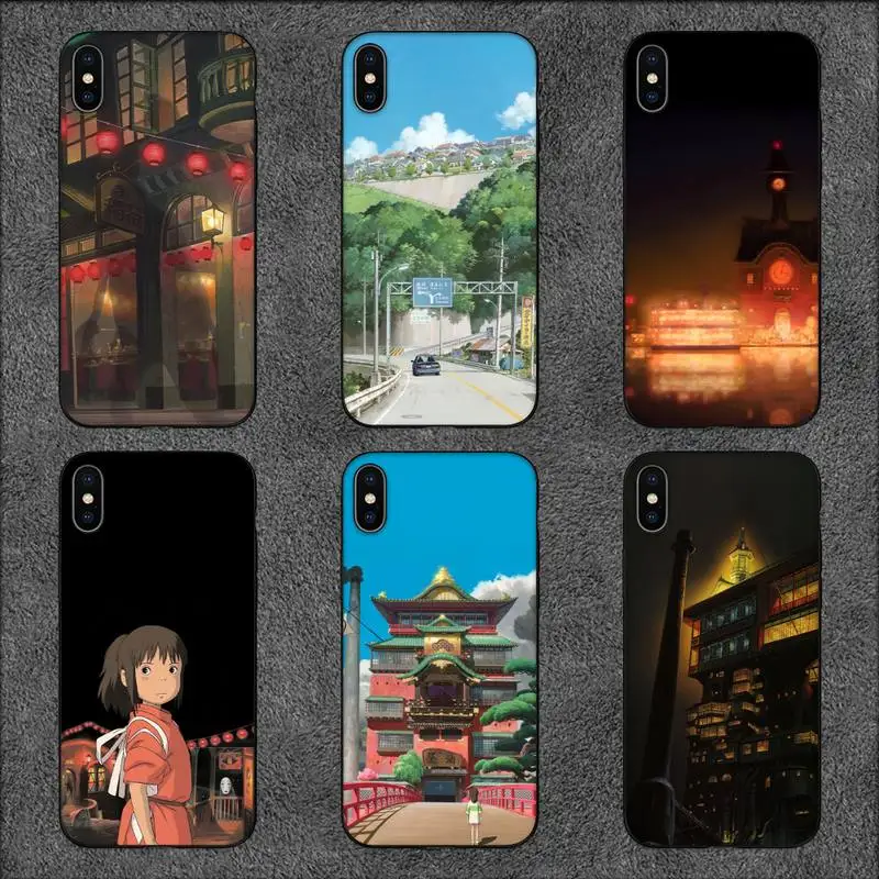 

Spirited Away Movie Phone Case For iPhone 11 12 Mini 13 14 Pro XS Max X 8 7 6s Plus 5 SE XR Shell