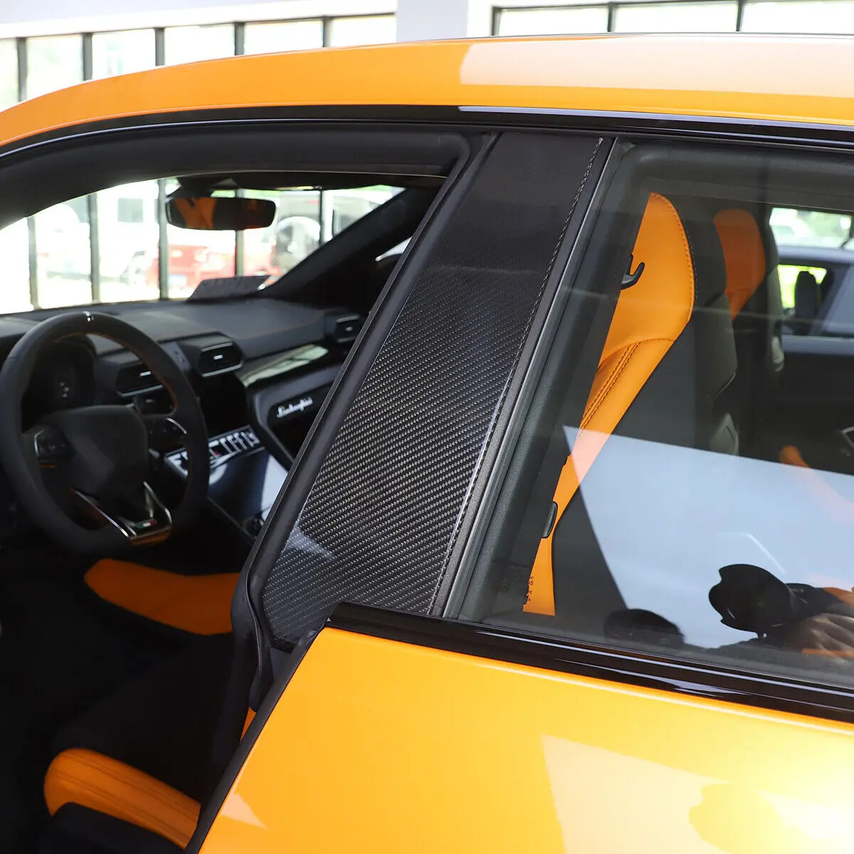 Накладка на дверь автомобиля из настоящего углеродного волокна накладки панель