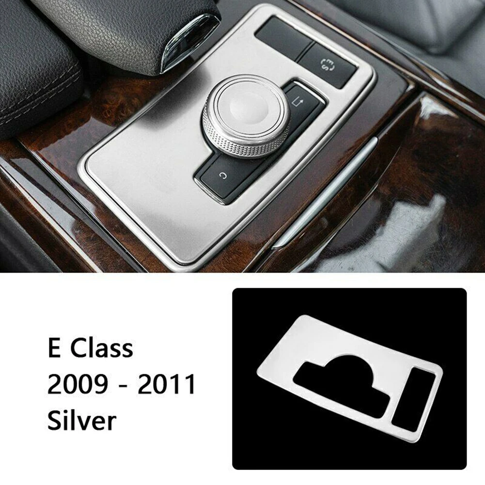 

Trim Panel Decor Accessories Button Console ES Panel Silver Stainless Steel Switch For Mercedes EClass W212 09-11