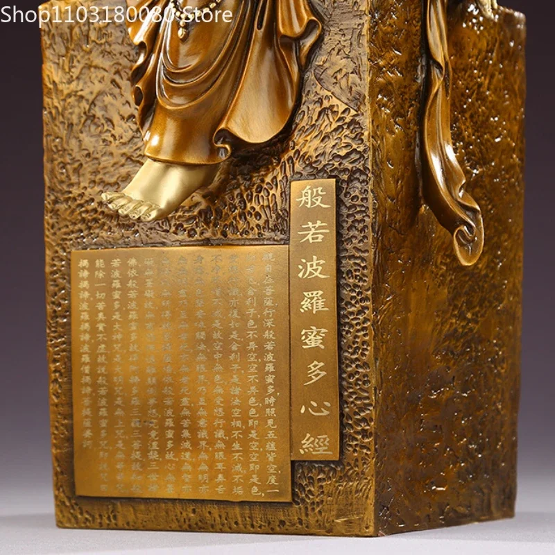 Статуя Будды из меди и латуни большой размер 59 5 см 46