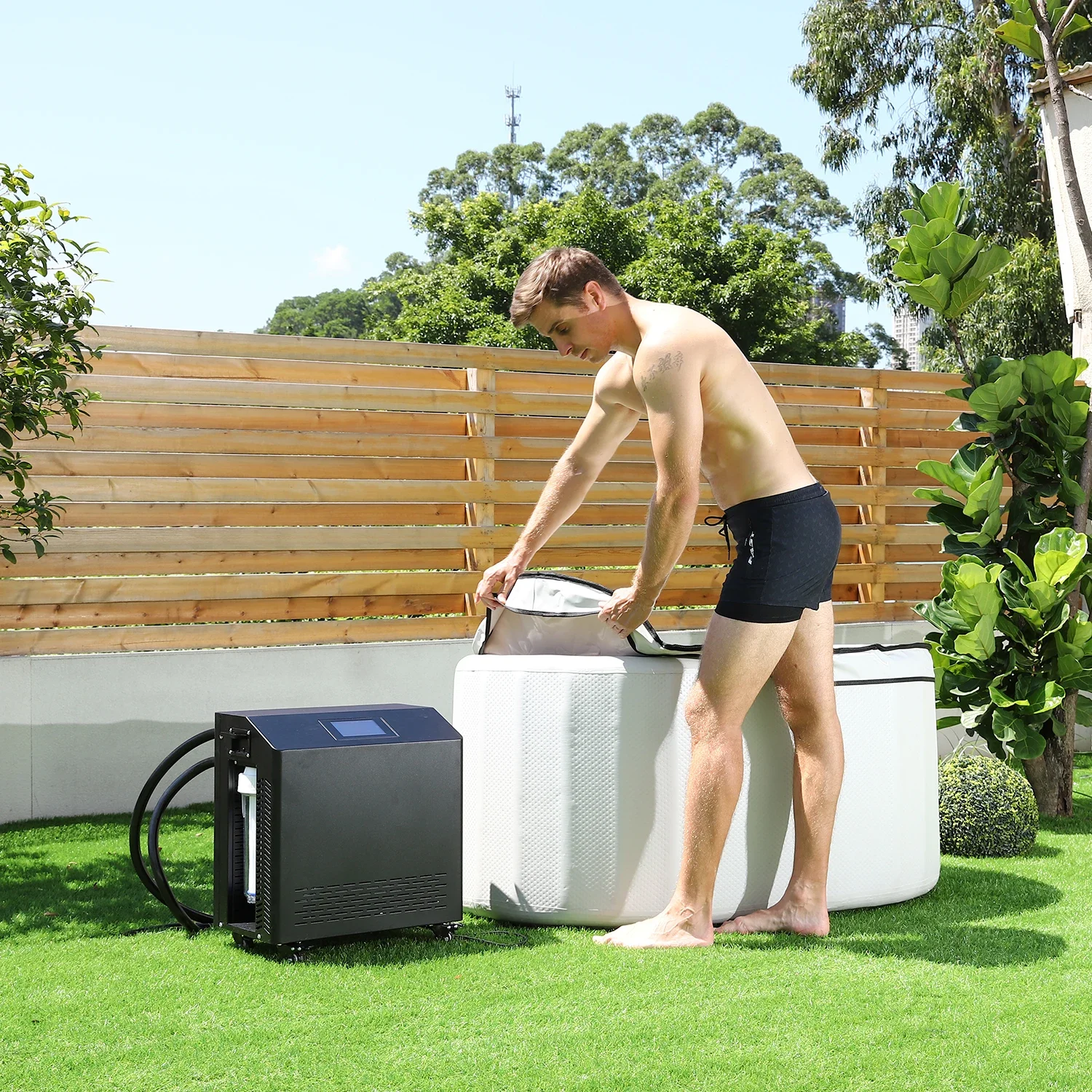 Холодный погружной 1/2 л.с. 3/4 1 2 с охладителем портативный охладитель для озоновой