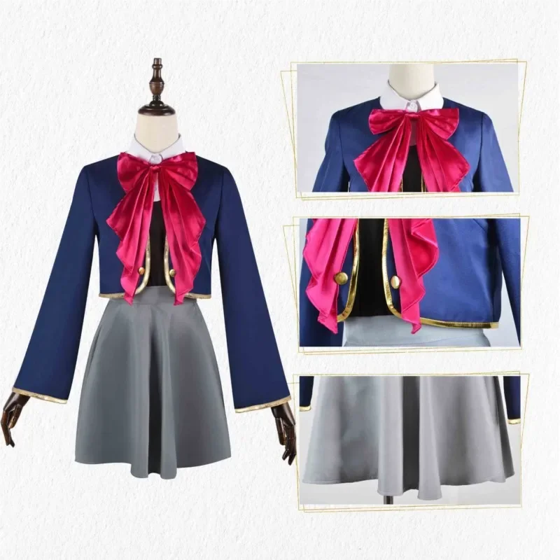Женский костюм для косплея Oshi No Ko Kurokawa Akane Ruby Arima Kana
