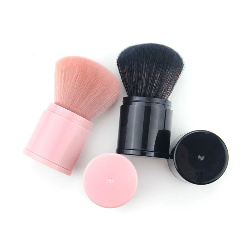 

Convenient Retractable Makeup Brush One Large Powder Blush Brush With Lid Full Set Of Beauty Tools Convenient