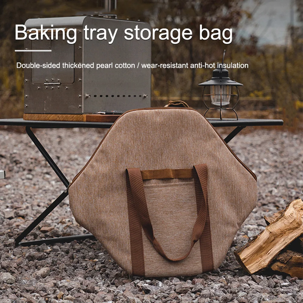 

Camping Kitchen Utensil Cookware Storage Bag Large-capacity Grilling Pan Pouch Anticollision Protection Picnic Camping