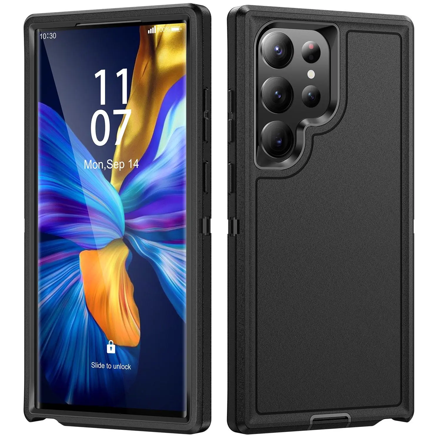 Защитный чехол 3 в 1 для Samsung Galaxy S23 S24 Ultra S22 Plus A15 A54 A14 A53 A13 S23FE