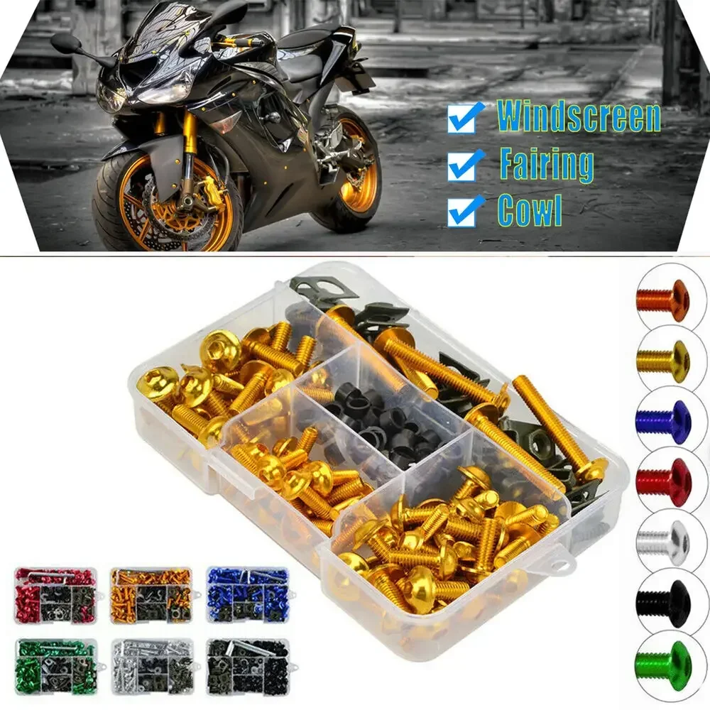 

Complete Fairing Bolt Screws Kit Fit for Kawasaki Ninja 250R 300 650 Z250 Z300 ER-6N ER6F Z900 Z750 Versys 650 Z800 Z650 Z1000