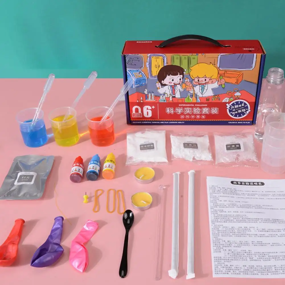 Детский научный лабораторный набор игрушка Детская ролевая игра DIY с