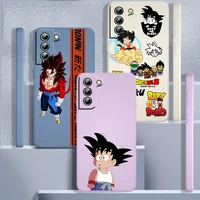 dragon ball cute and funny characters for samsung galaxy s22 s21 s20 fe s10 note 20 10 ultra lite plus liquid rope phone case