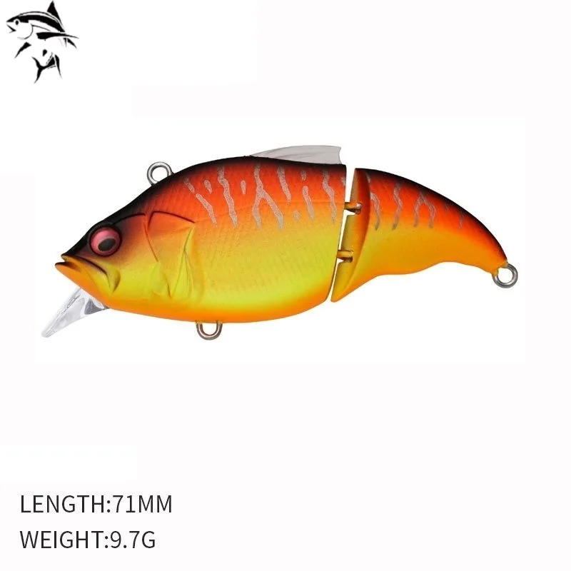 Искусственная жесткая приманка Vatalion искусственная для ловли окуня 70 мм 9 7 г