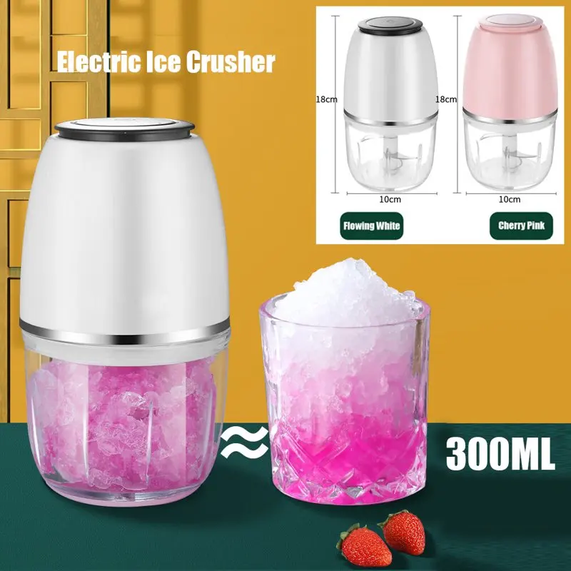 

Electric Ice Crusher Multipurpose Ice Grinder Ice Crushing Machine - White