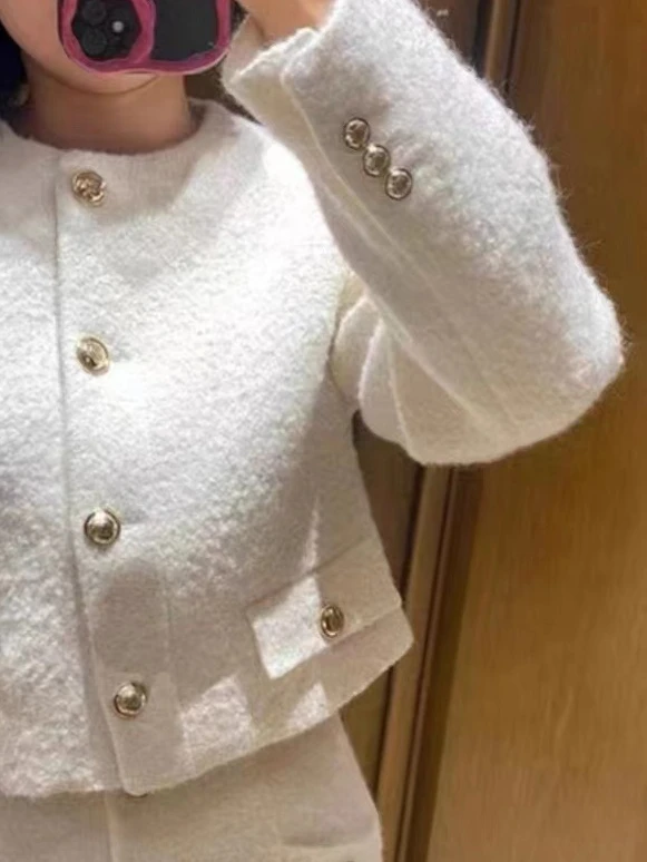 

Офисный женский элегантный костюм из двух предметов, бежевый однобортный Топ с V-образным вырезом и длинными рукавами или облегающая мини-юбка-бюстье