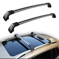 2Pcs For Volvo XC60 2013 - 2018  Aluminum Alloy Side Bars Cross Rails Roof Rack Luggage with Side Rails Anti-Theft LocK Roof Bar