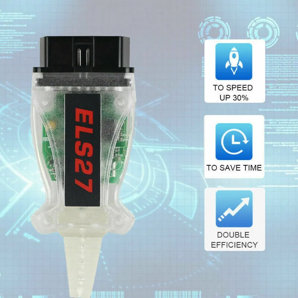 Автомобильный диагностический инструмент ELS27 FORScan OBD2 многоязычный сканер