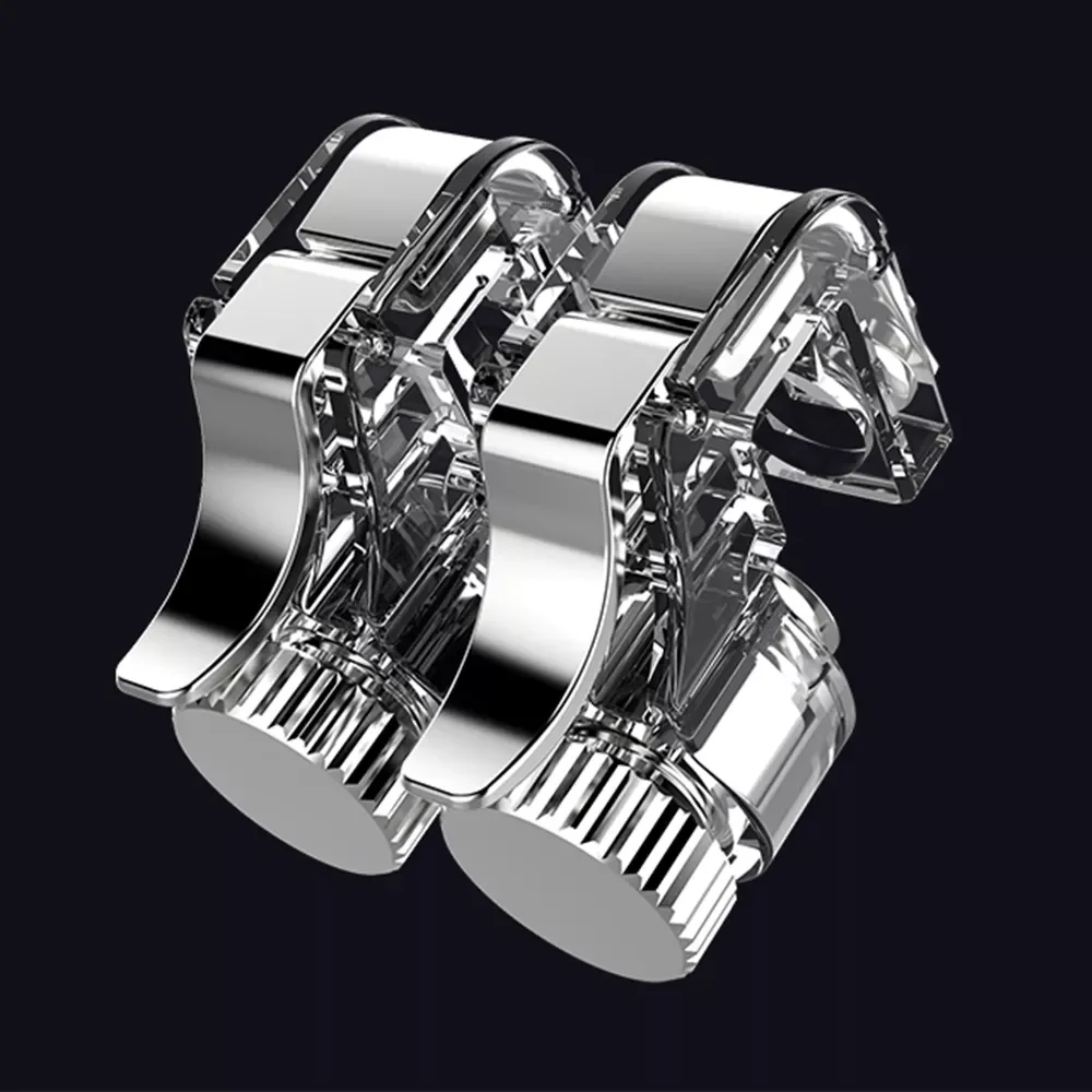

Metal Smart Phone Mobile Gaming Trigger Joystick Mobile Gamepad Fire Button Aim Key L1R1 Shooter Pubg Controller