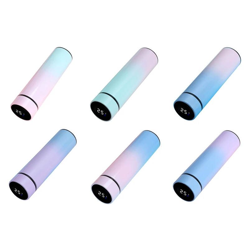

Intelligent Digital Water Cup Contact Display Temperature Stainless Steel Creative Thermos Coffee Mug Gifts