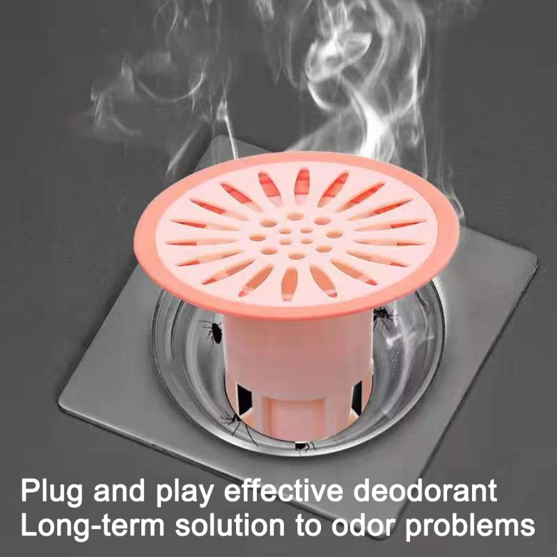 

New Bath Shower Floor Strainer Cover Plug Trap Silicone Anti-odor Sink Bathroom Water Drain Filter Insect Prevention Deodorant