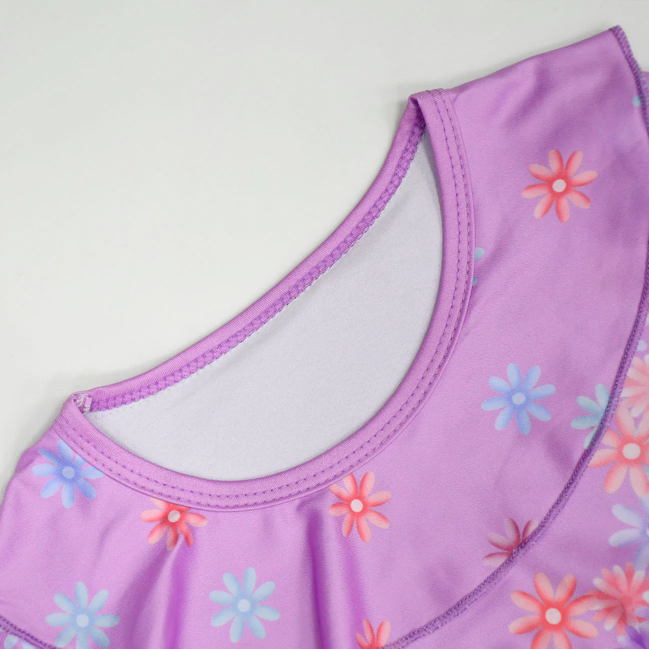 Детский костюм принцессы для косплея Изабеллы фиолетовое платье девочки с