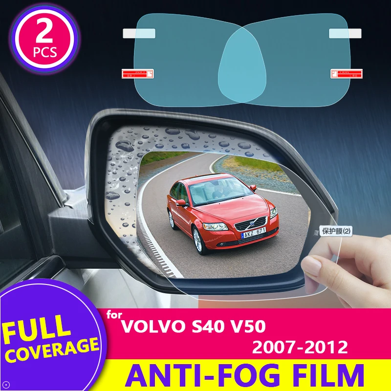 

Для Volvo S40 V50 2007-2012 2010 2011 полное покрытие для зеркала заднего вида HD пленка противотуманная непромокаемая Автомобильная Зеркальная Наклейка Автомобильные аксессуары