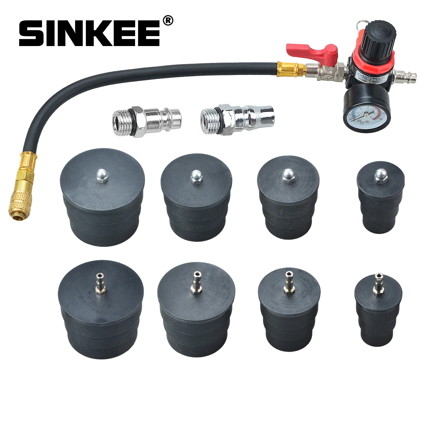 9 шт. турбосистемное зарядное устройство комплект тестера утечки давления