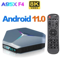 a95x f4 rgb amlogic s905x4 smart android 11 tv box 4k hd youtube 4gb ram 32gb 64gb 128gb rom dual wifi set top box media player