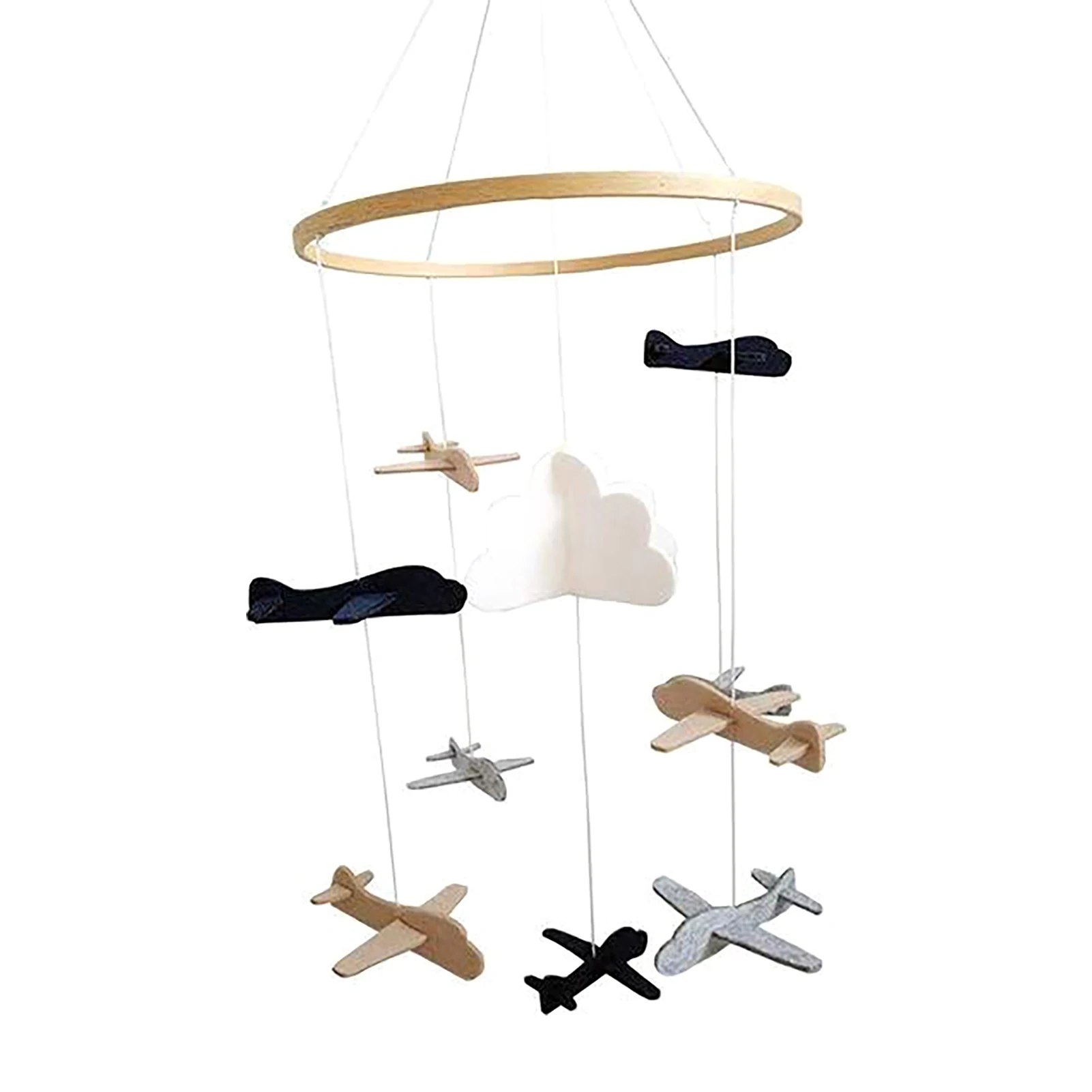 

Easy Install Newborn Felt Wind Chime Crib Mobile Funny Pendant Hanging Cute Room Decor Photography Prop Kids Nursery Toy Soft