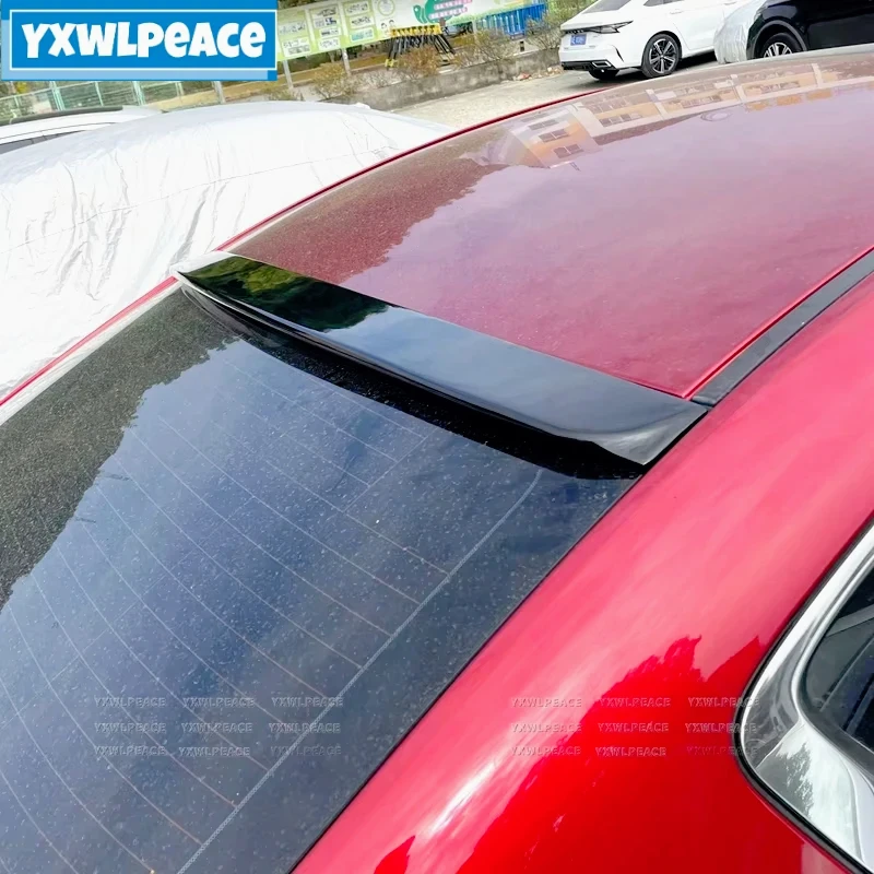 

Для Mazda 3 Axela 2020 2021 2022 2023 АБС-пластик Неокрашенный цветной спойлер на крышу заднего окна крылья автомобильные аксессуары