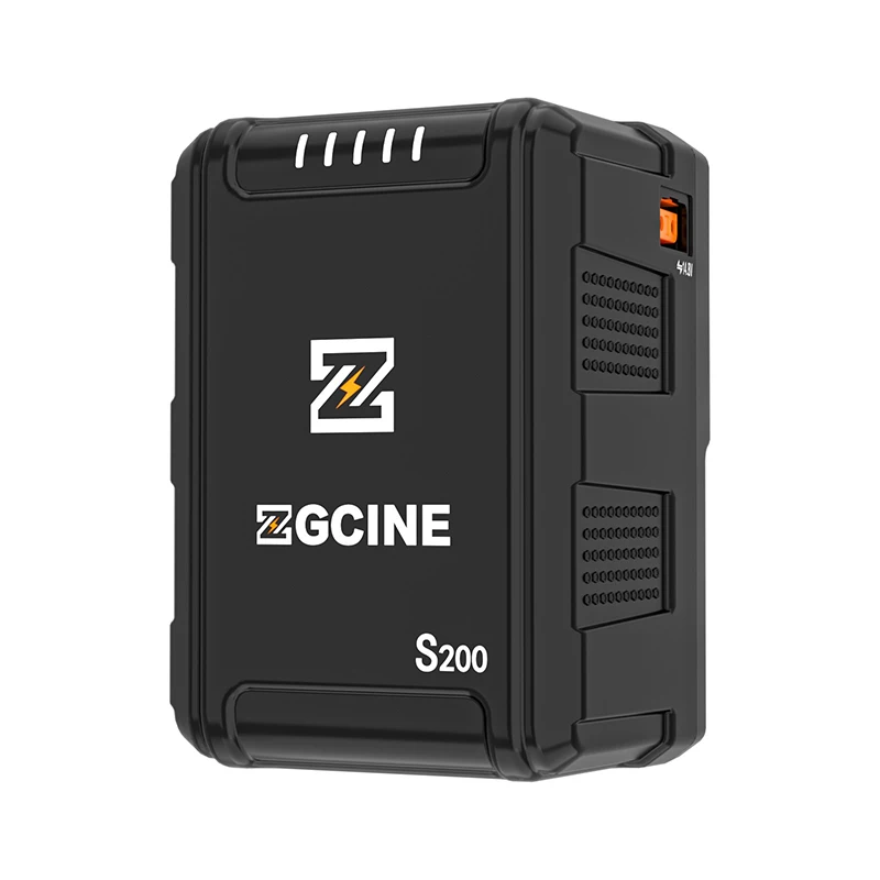 ZGCINE ZG-S200 S200 Батарея с V-образным креплением Литиевая батарея V-Lock Вспомогательный аккумулятор для камер, видеоосвещения, мобильного телефона, ноутбуков (art.: 3920cf57181f5) - 3920cf57181f5