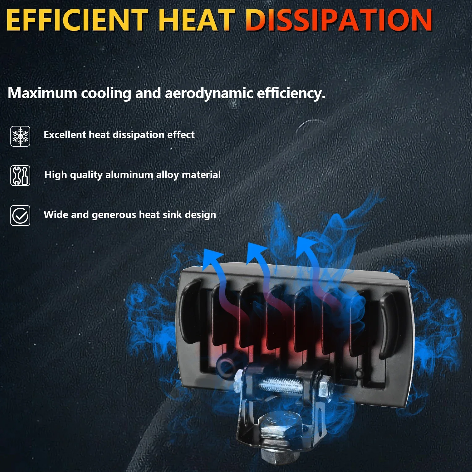 HYNBYZJ 3 дюйма красный синий 60 Вт рабочий светодиодный для транспортных средств