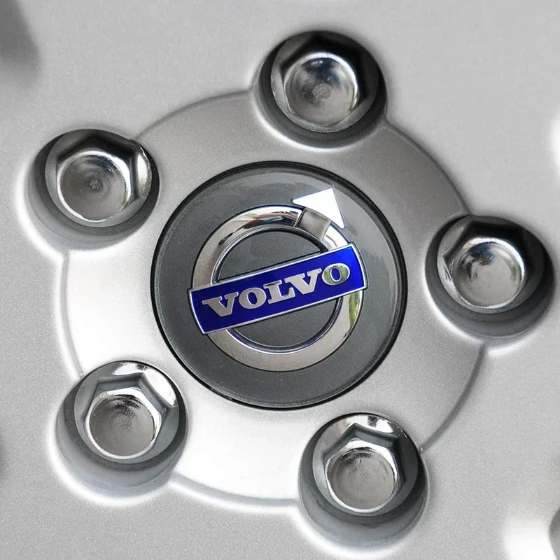 Комплект из 4 шт. (64 мм) колпачков для центра диска с эмблемой VOLVO для Volvo XC60, V70, S60, XC90, S80, V40, XC70, V50 – декоративные аксессуары для колесных дисков (art.: 3920d7e65ebb3) - 3920d7e65ebb3