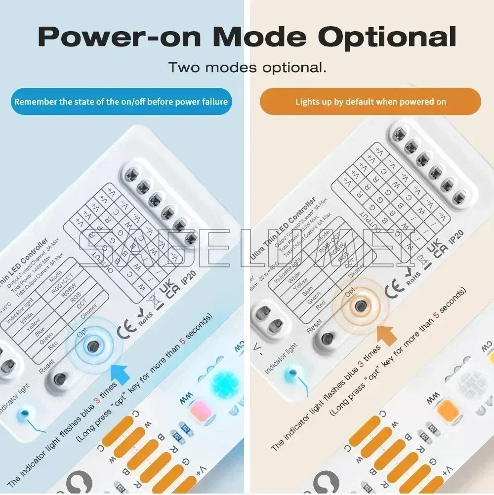 GL-C-001P/002P GLEDOPTO DC5-24V Zigbee3.0 Smart Контроллер светодиодных лент 5 в 1 работает с