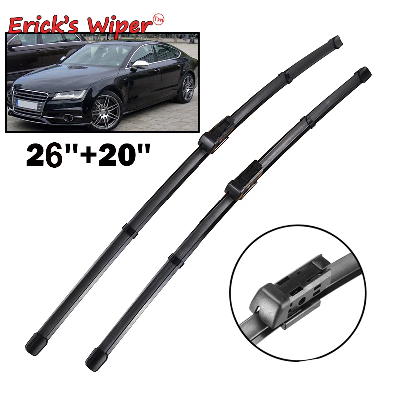 

Erick's Wiper LHD Front Wiper Blades For Audi A7 RS7 4G8 2010 - 2017 Windshield Windscreen Front Window 26"+20"