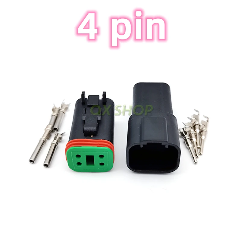 

1 компл. Немецкий DT коннектор Φ/Φ 3P 4P 6P 8P 12P водонепроницаемый Электрический коннектор для автомобильного двигателя с штифтами 22-16AWG