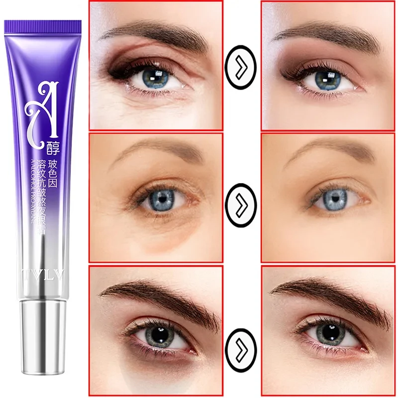 

New Anti-wrinkle Eye Cream Fade Fine lines Anti-Dark circles Eye Essence Remove puffiness under eye bags Anti-aging firming Eye