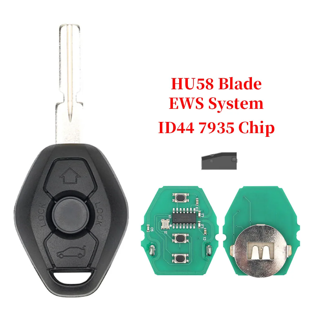 

Система Liberty EWS ID44 PCF7935 чип 315/433 МГц HU58/HU92 автомобильный дистанционный ключ для BMW 1/3/5/7 серии X3 X5 Z3 Z4 E38 E39 E46 E65