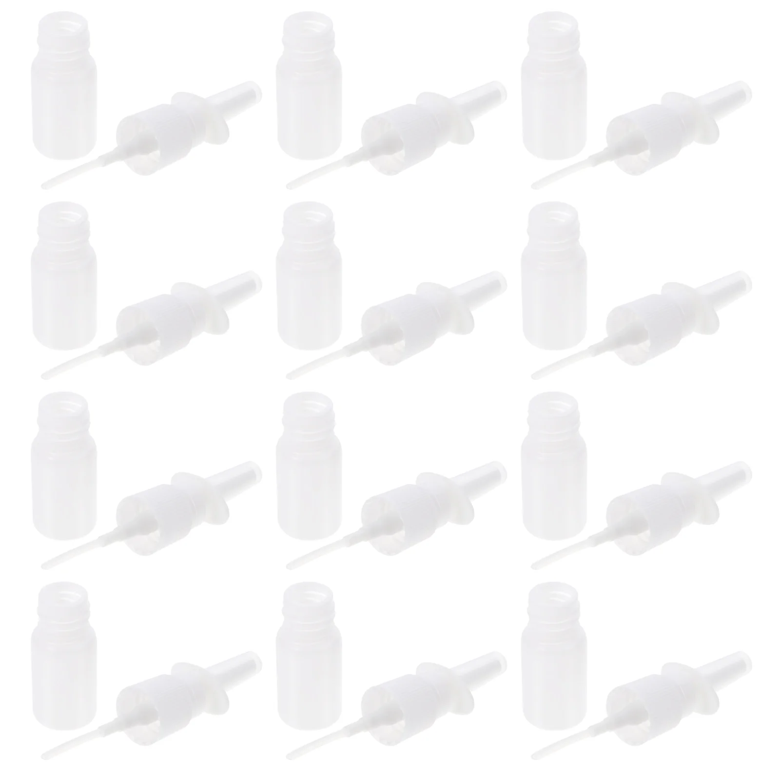

Bottle Spray Nasal Mist Sprayer Nose Container Empty Pump Refillable Bottles Fine Sinus Sprayers Saline Amber Dispenser Straight
