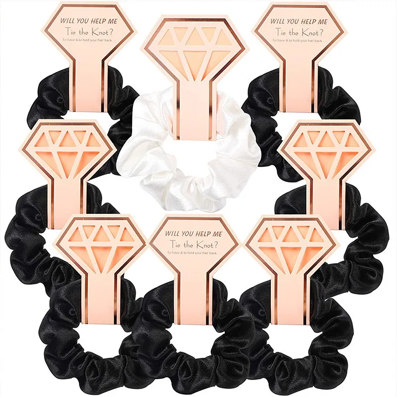 6/4/2/1pcs Wedding Decoration Hair Band Bridal Shower Team Bride To Be Gift Bridesmaid Gifts Bachelorette Brithday Party Decor