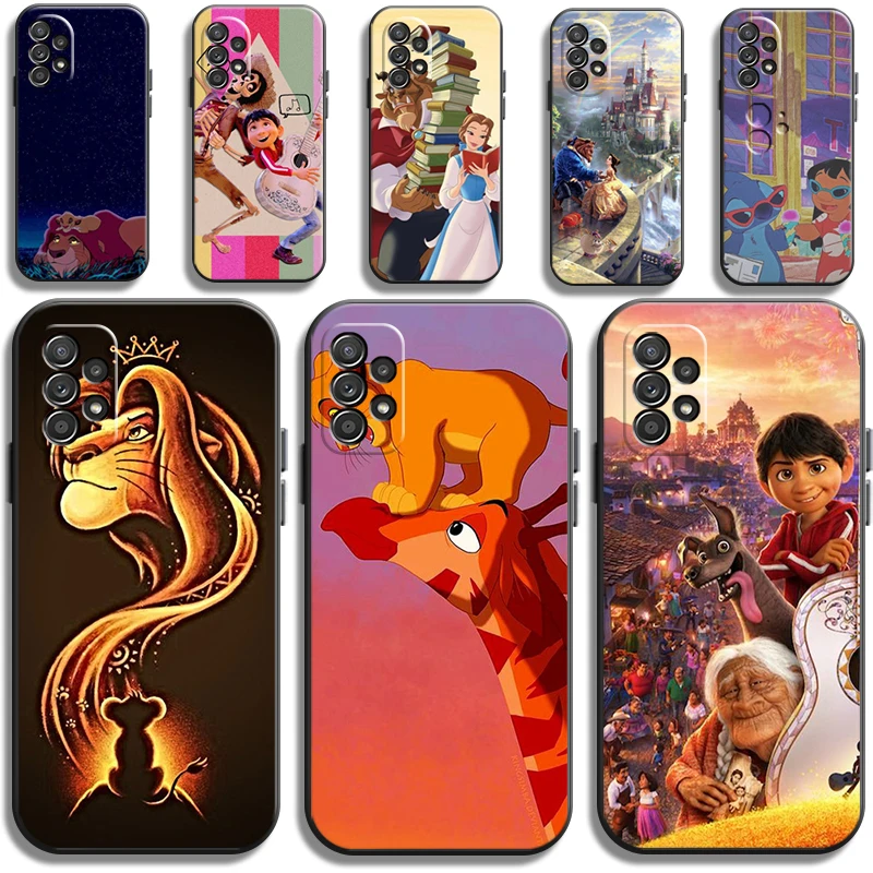 

2022 Disney Cartoon Phone Cases For Samsung Galaxy M11 12 S8 S9 S10 S20 S20FE S21 S21Plus S21 UItra Soft TPU Funda Coque