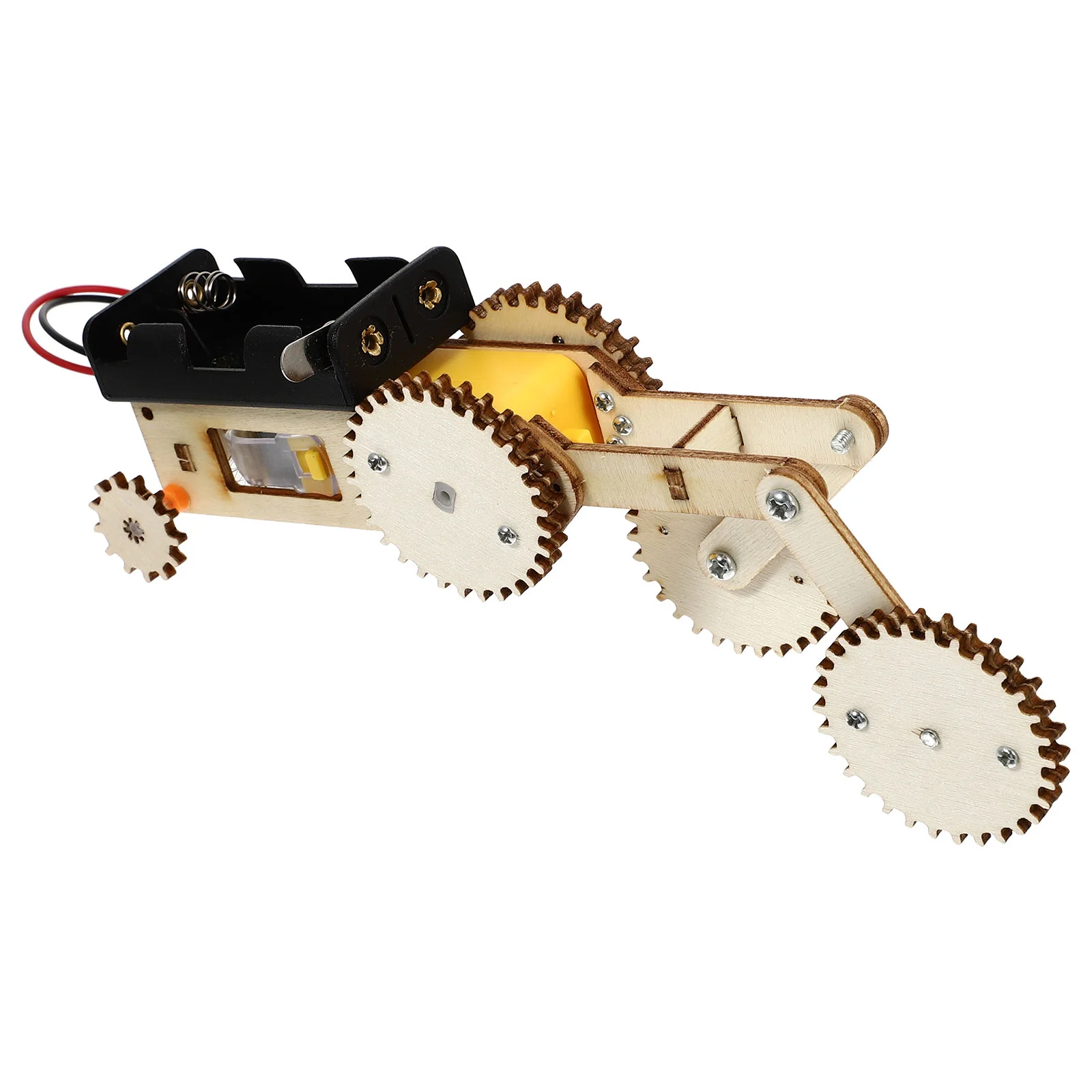 

1 Set of Children DIY Assemble Electric Small Gear Truck Educational