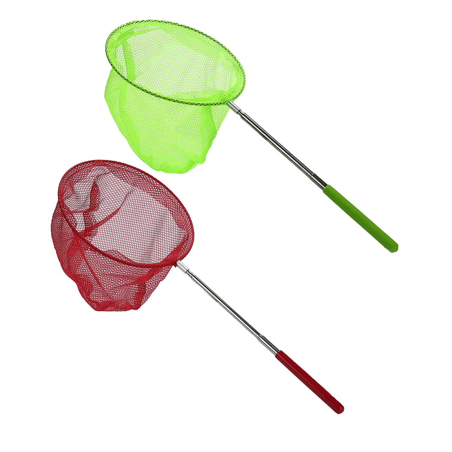 2 шт. телескопическая рыболовная сеть из нержавеющей стали