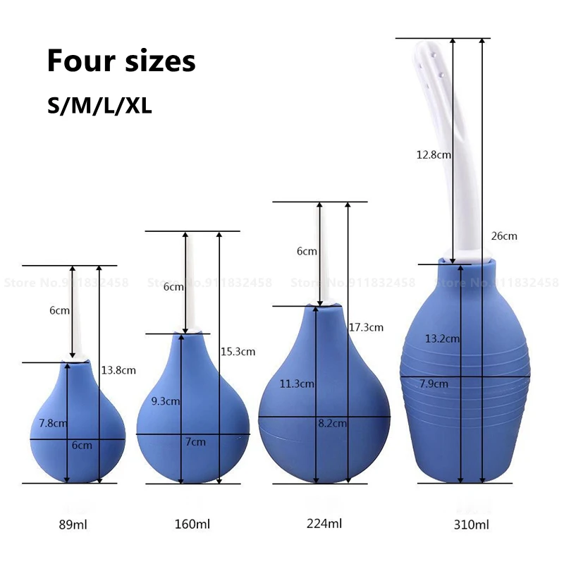 Эзма Ректальная система для очистки душа силиконовый гель синий шар анального