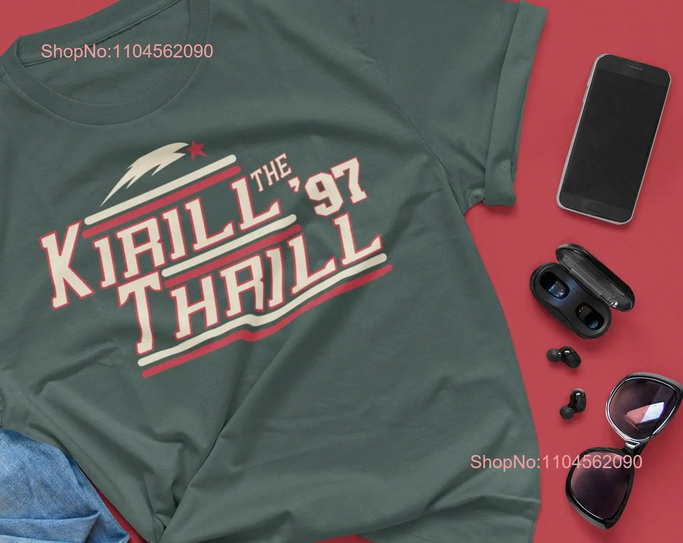 Фото Футболка Kirill Kaprizov The Thrill 97, хоккейная футболка Миннесоты, забавный фанатский клуб, унисекс, с длинными или короткими рукавами №1