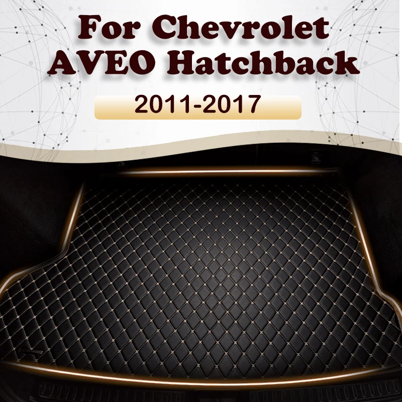

Коврик для багажника автомобиля для Chevrolet AVEO Hatchback 2011, 2012, 2013, 2014, 2015, 2016, 2017, аксессуары для автомобиля на заказ, украшение интерьера автомобиля