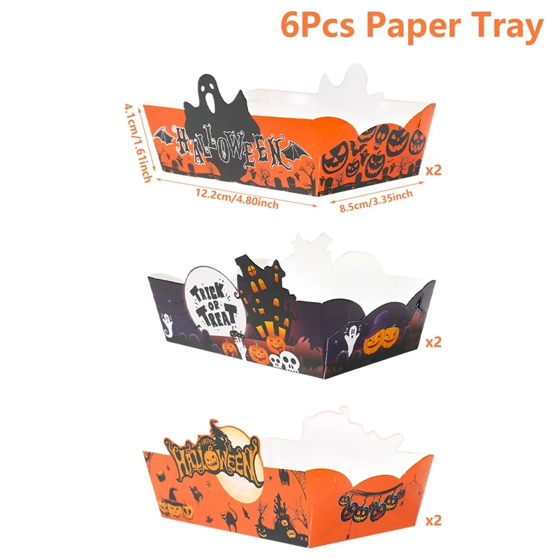 

Бумажный поднос тыквенный призрак PATIMATE